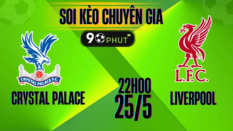 Dự đoán Liverpool vs Crystal Palace 25/5 - Phân tích đội hình và tỷ số